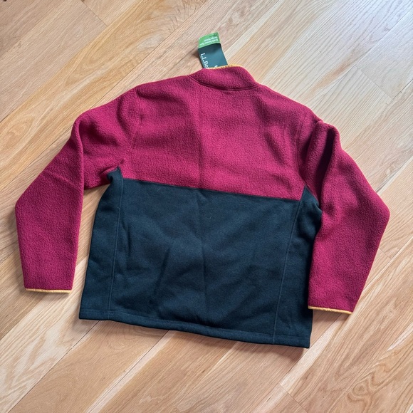 Men's L.L.Bean Sweater Fleece Sherpa Hybrid Pullover XL - Picture 4 of 5